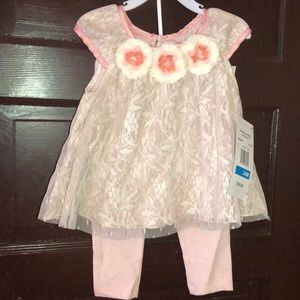 NWT Rare editions outfit size 24 months.